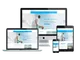 La misma web vista en ordenador, tablet y móvil