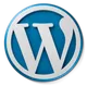 Logo de WordPress, el gestor de contenidos que uso en los proyectos web